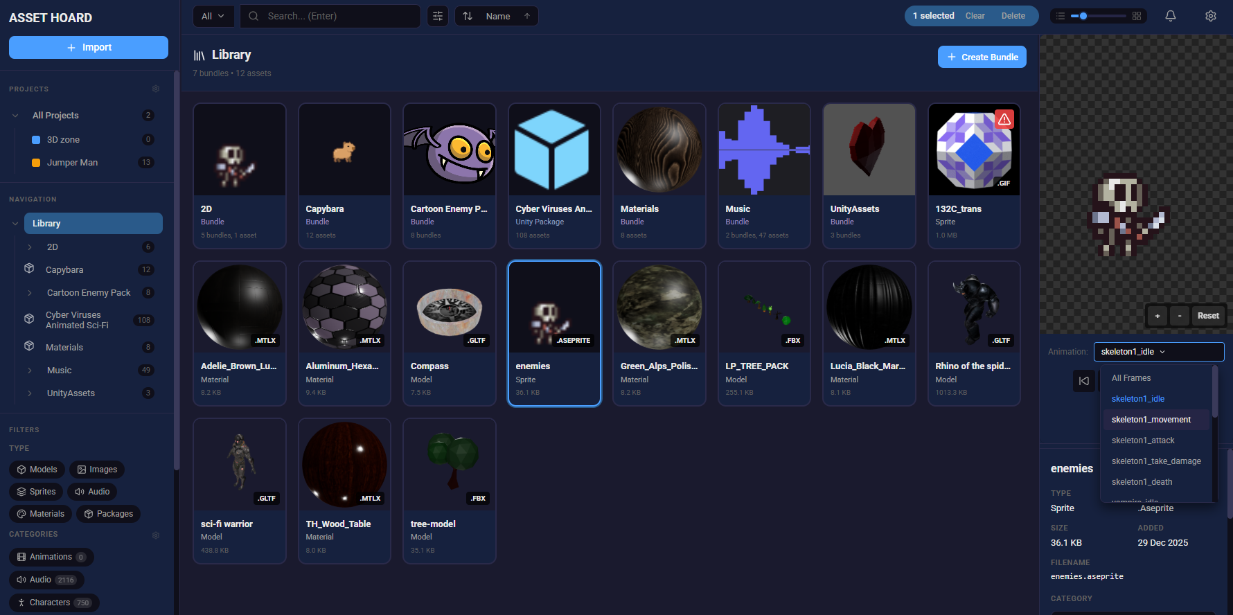 AssetHoard Asprite