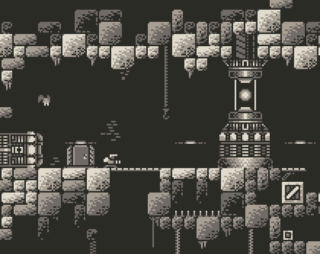 2-Bit Metroidvania Tileset