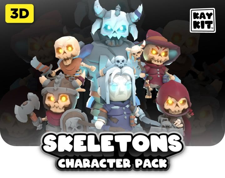 KayKit Skeletons
