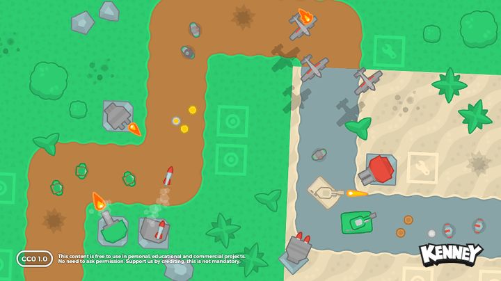 Tower Defense (Top-down)
