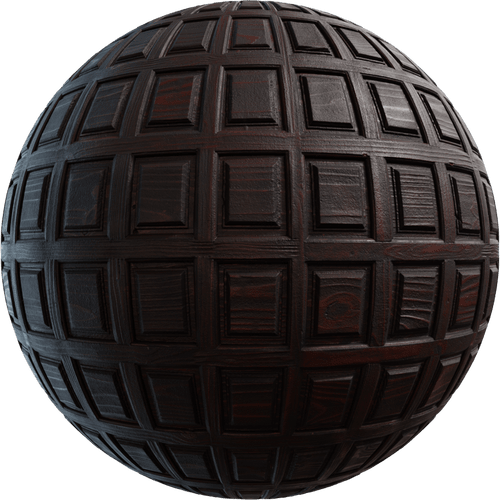 Dark Paneled Wood