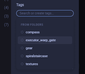 Smarter tag picker in the importer Importer tag picker showing suggested library tags, canonical-name snapping, and coloured chips