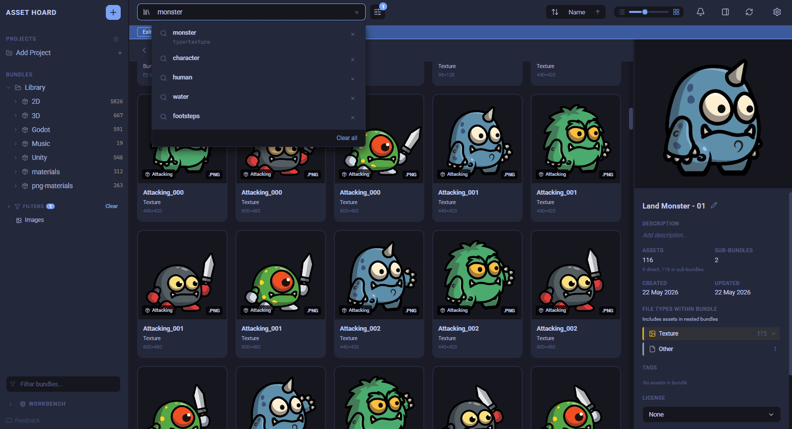 Search history, render profile cascades, importer overhaul