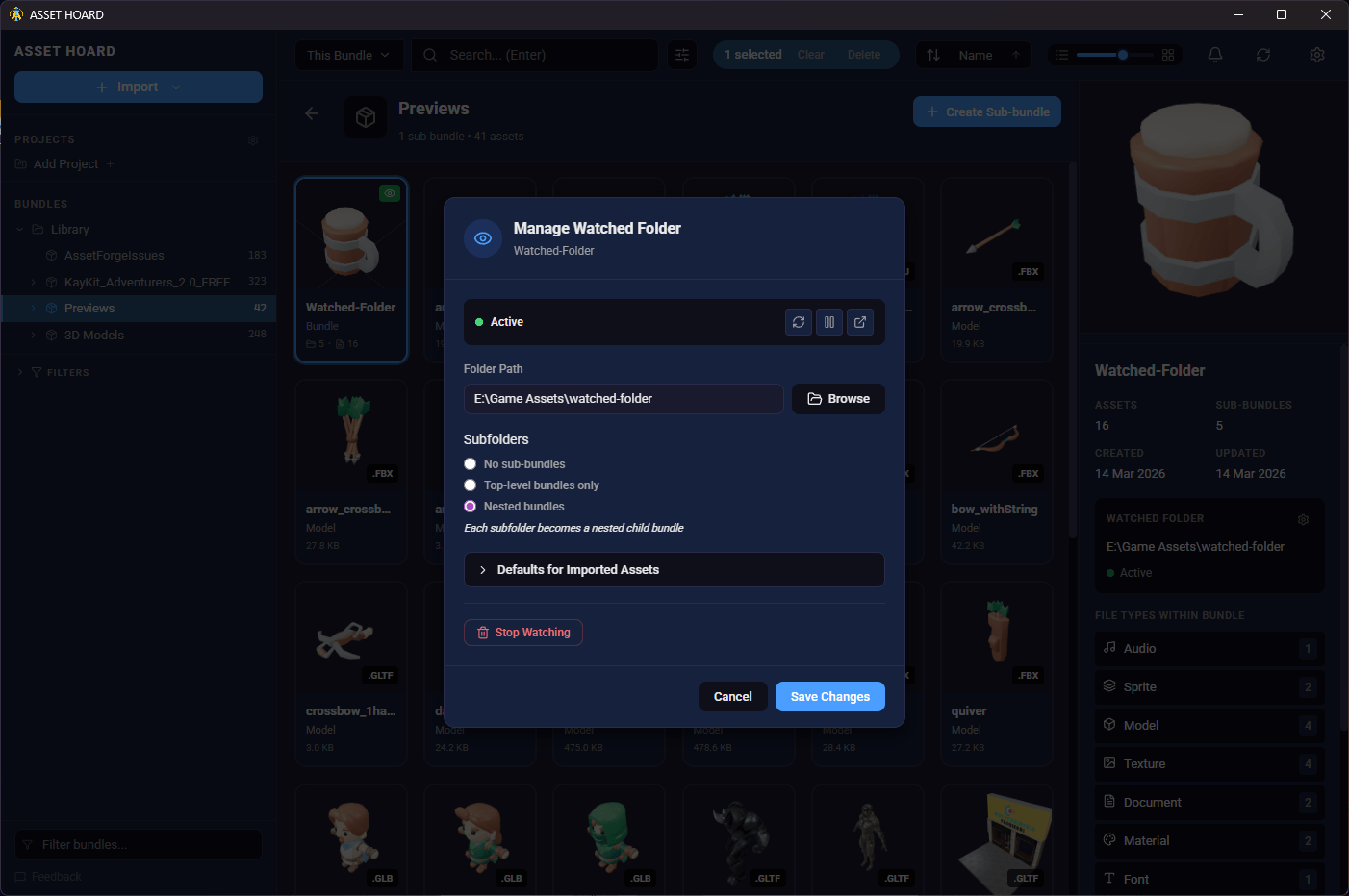 Stability & speed improvements, and Watched folders rewrite